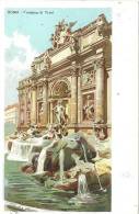 CARTOLINA - ROMA FONTANA DI TREVI - VIAGGIATA NEL 1910  - ( ARCHIVIO R. GABRIELLI ) PER ROCCA IMPERIALE - Fontana Di Trevi