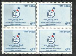 INDIA, 1994, World Conference On Human Resourse Development, New Delhi,  MNH, (**) - Neufs