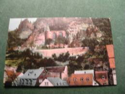 BC4-3-20 Oberstein Nahe Schloss Und Felsenkirche  Voyagée 1918 Feldpost Cachet - Idar Oberstein