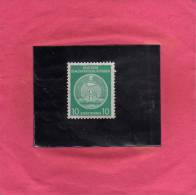 GERMANY EAST - GERMANIA EST - ALLEMAGNE 1954 OFFICIAL STAMP REPUBLIC COAT OF ARMS STEMMA REPUBBLICA MNH - Other & Unclassified