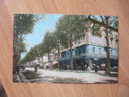 CPA U6   NICE AVENUE DE LA GARE COMMERCE  Animee @@@@@@@@@@@@@@ - Transport Ferroviaire - Gare