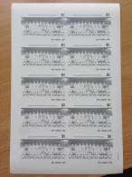 ST - VINCENT 1987 FOOTBALL SOCCER FUSSBALL SHEET Of 10 BARCLAY´S PREMIER LEAGUE CLUB " ARSENAL GUNNERS " PROOF ESSAI - Clubs Mythiques