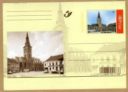 Carte Entier Postal Belge Aalter Kerk - Aalter