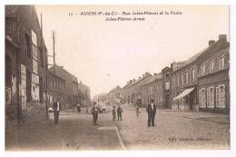 Avion   -  Rue Jules Pieron Et La Poste - Avion