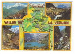 06 .-   Vallée De La Vésubie . Suisse Niçoise. Carte Géographique . Mercantour, Venanson,Roquebillière, Turini - Lantosque