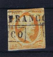 Netherlands: 1852 NVPH Nr 3 Used  , Double Franco Box Cancel - Gebruikt