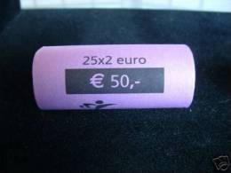 OLANDA PAYS-BAS ROTOLINO 25 X 2 Euro 2005 : AFFARONE VALORE CATALOGO 325 EURO - Rollos