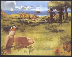 Portugal 1999 Scott BF147 Sellos ** HB Desembarco De Los Portugueses En Australia Kanguros Nativos Michel BL146 Yv BF150 - Unused Stamps