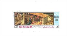 Timbre RAS AL KHAIMA  - "CHRISTMAS 1968" Oblitéré - Ra's Al-Chaima