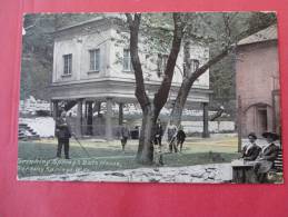 Berkeley Springs,WV--Drinking Springs And Bath House--cancel 1910--Ref PJ 105 - Otros & Sin Clasificación