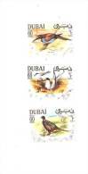 TROIS TIMBRES DE DUBAI  THEME "LES OISEAUX"  NON OBLITERES - Dubai