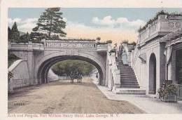 New York Lake George Arch &amp  Pergola Fort William Henry Hotel - Lake George