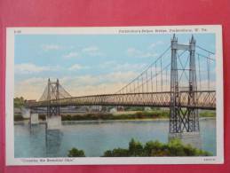 Parkersburg,WV--Parkersburg-Belpre Bridge--cancel 1951--Ref PJ 106 - Parkersburg