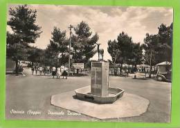 MANFREDONIA FRAZIONE SIPONTO PIAZZALE DAUNIA CARTOLINA FORMATO GRANDE VIAGGIATA NEL 1959 - Manfredonia