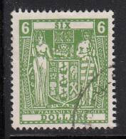 New Zealand Used Scott #AR103 $6 Coat Of Arms - Steuermarken/Dienstmarken