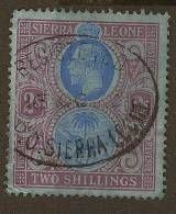 SIERRA LEONE 1921 2/- KGV SG 144 U YJ318 - Sierra Leone (...-1960)