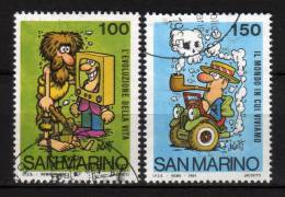 SAN MARINO - 1984 YT 1099+1100 USED - Used Stamps