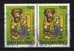 SAN MARINO - 1984 YT 1099 X 2 USED - Gebraucht