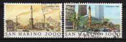 SAN MARINO - 1986 YT 1136+1137 USED CPL - Gebraucht