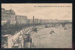 London --- The Thames Embankment  From The River , London - River Thames