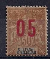 SULTANATO DE ANJOUAN, YVERT 25A*, AÑO 1912, SOBRECARGADOS, COLONIAS FRANCESAS - Sonstige & Ohne Zuordnung