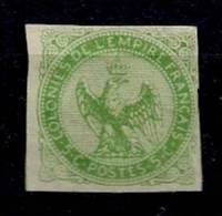 EMISIONES GENERALES, ÁGUILA IMPERIAL, YVERT 2(*), AÑO 1859-65, COLONIAS FRANCESAS - Eagle And Crown