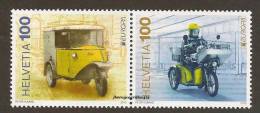 SWITZERLAND /HELVETIA- EUROPE 2013 - ANNUAL THEME " THE POSTALMAN VAN"-  SET Of 2 - 2013