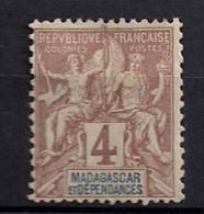 MADAGASCAR ,  YVERT 30 (*).  AÑO 1896-99, COLONIAS FRANCESAS - Sonstige & Ohne Zuordnung