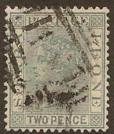 SIERRA LEONE 1884 2d Grey QV SG 30 U YJ221 - Sierra Leona (...-1960)