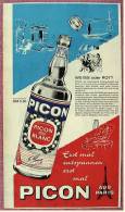 Reklame Werbeanzeige Von 1965 -  PICON Aperitif  -  Weiß Oder Rot  -  Erst Mal Entspannen - Alcohol