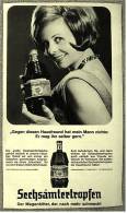 Reklame Werbeanzeige Von 1965 -  Sechsämtertropfen  -  Der Magenbitter, Der Nach Mehr Schmeckt - Alcohol