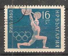 Bulgaria 1960  Olympic Games, Rome (o) Mi.1174 - Usados