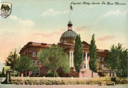 (212) Very Old Postcard- Carte Ancienne - USA - State Capitol Santa Fe - Santa Fe