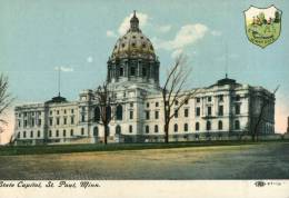 (212) Very Old Postcard- Carte Ancienne - USA - State Capitol St Paul - St Paul