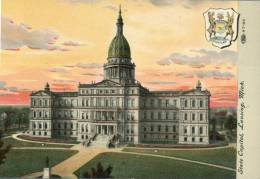 (212) Very Old Postcard- Carte Ancienne - USA - State Capitol Lansing - Lansing