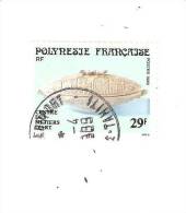 TIMBRE 1989 "POLYNESIE FRANCAISE "CENTRE DES METIERS D ART" - OBLITERE - Oblitérés
