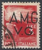 1945-47 TRIESTE AMG VG USATO DEMOCRATICA 3 LIRE - RR11495 - Used