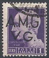 1945-47 TRIESTE AMG VG USATO IMPERIALE 1 LIRA - RR11495 - Gebraucht