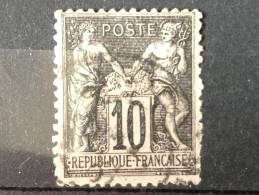 FRANCE YT 103. Sage. Oblitéré. 1876/77. - 1898-1900 Sage (Tipo III)