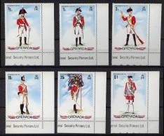 Grenada Mi# 422-27 MNH ** Uniforms 1971 - Grenade (...-1974)