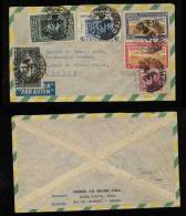 Brazil Brasilien 1947 Nice CR$ And Millreis Mixed Franking - Lettres & Documents