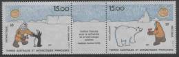 FRENCH ANTARCTICA 1991 Research SG283-4 UNHM EX612 - Ongebruikt