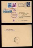 Brazil Brasilien 1954 FFC From East Germany Via KLM To Sao Paulo - Storia Postale