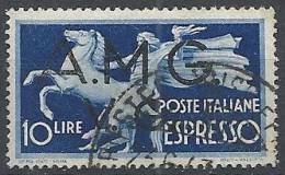 1946 TRIESTE AMG VG USATO ESPRESSO 10 LIRE - RR11498 - Gebraucht