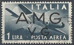 1945-47 TRIESTE AMG VG USATO POSTA AEREA 1 LIRA - RR11499 - Usados