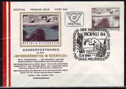 AUTRICHE    FDC    1984 Cigognes  Nature - Ooievaars