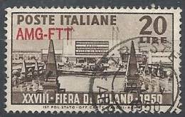 1950 TRIESTE A USATO FIERA DI MILANO - RR11508 - Oblitérés