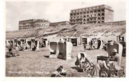 Noordwijk Aan Zee- Zuid-Holland-1955- Strand Met "Huis Ter Duin"-Landau Pour Bébé- Animée - Noordwijk (aan Zee)