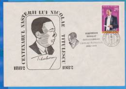 NICOLAE TITULESCU POLITICIAN FREEMASONERY FRANC - MACONNERIE ROMANIA  COVER 1982 - Vrijmetselarij