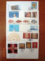 Cyprus 1993 Aslmost Full Year Fdcs Except Anniversaries - Briefe U. Dokumente